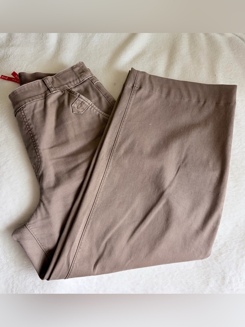 Spanx Women’s Classic Straight-Leg Pants in Taupe Sz M